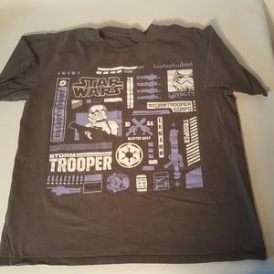 Disney Store XL Gray Star Wars Trooper Army Tee